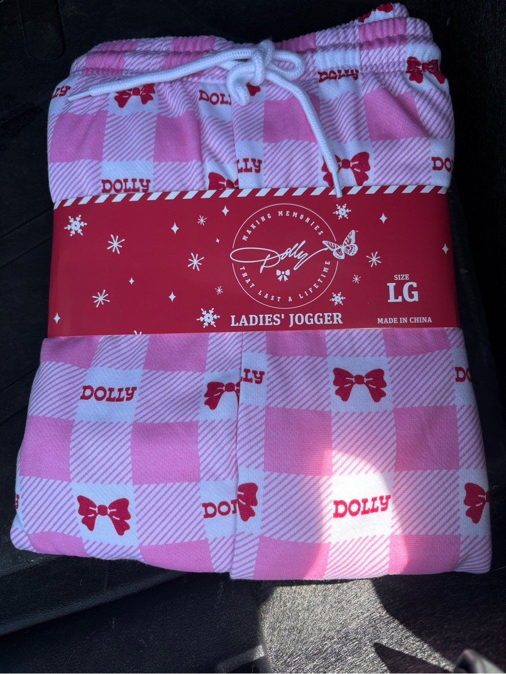 Dollcake Pink Plaid ladies’ Pajama Jogger